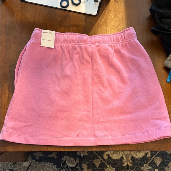 NWT! Nike Pink Cotton Skirt with Logo - Picture 3 of 3
